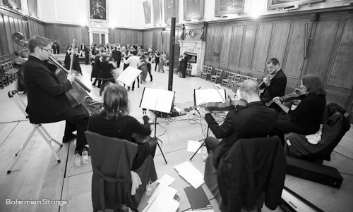 Bohemian Strings performing at Trinity College Dublin